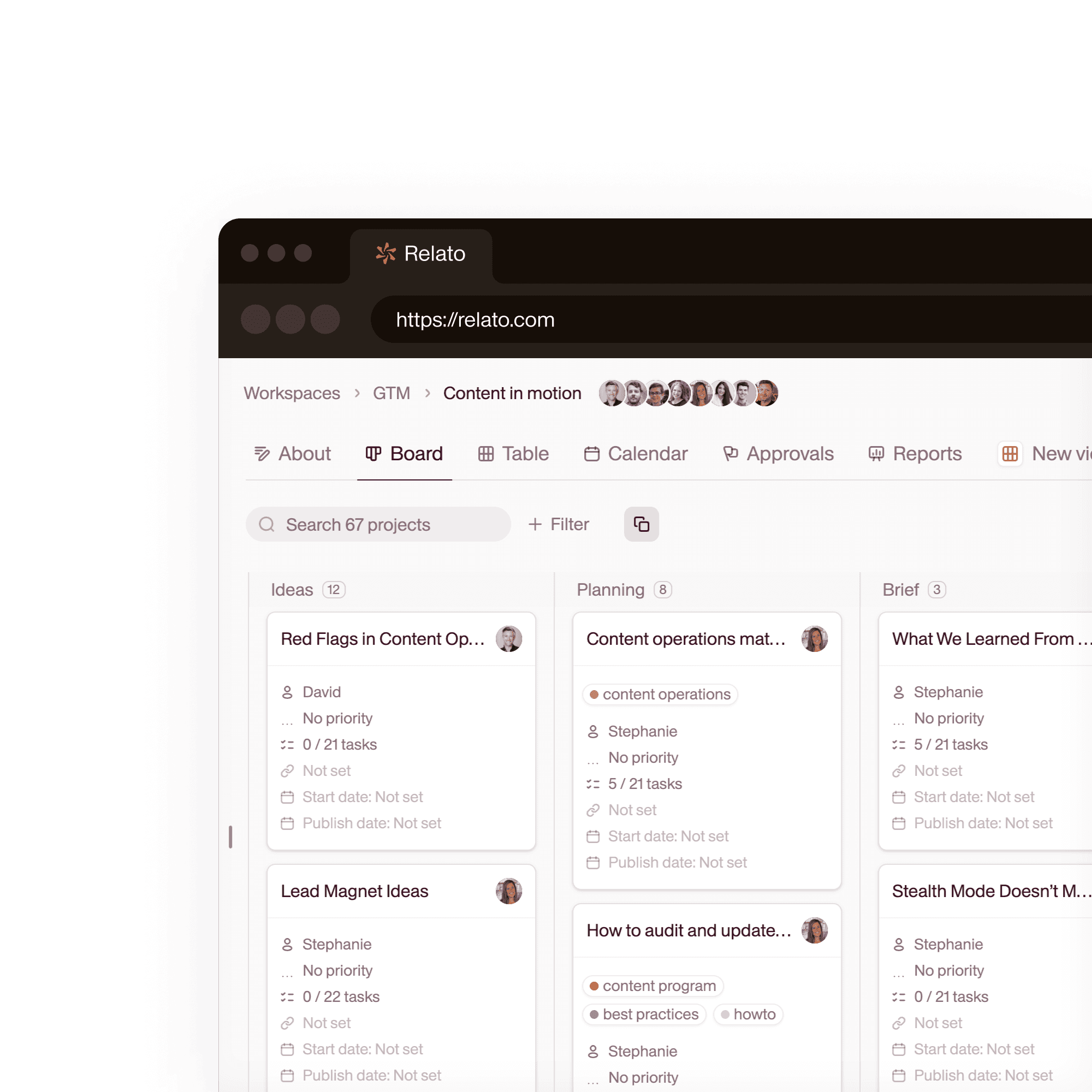 Views built for content work undefined