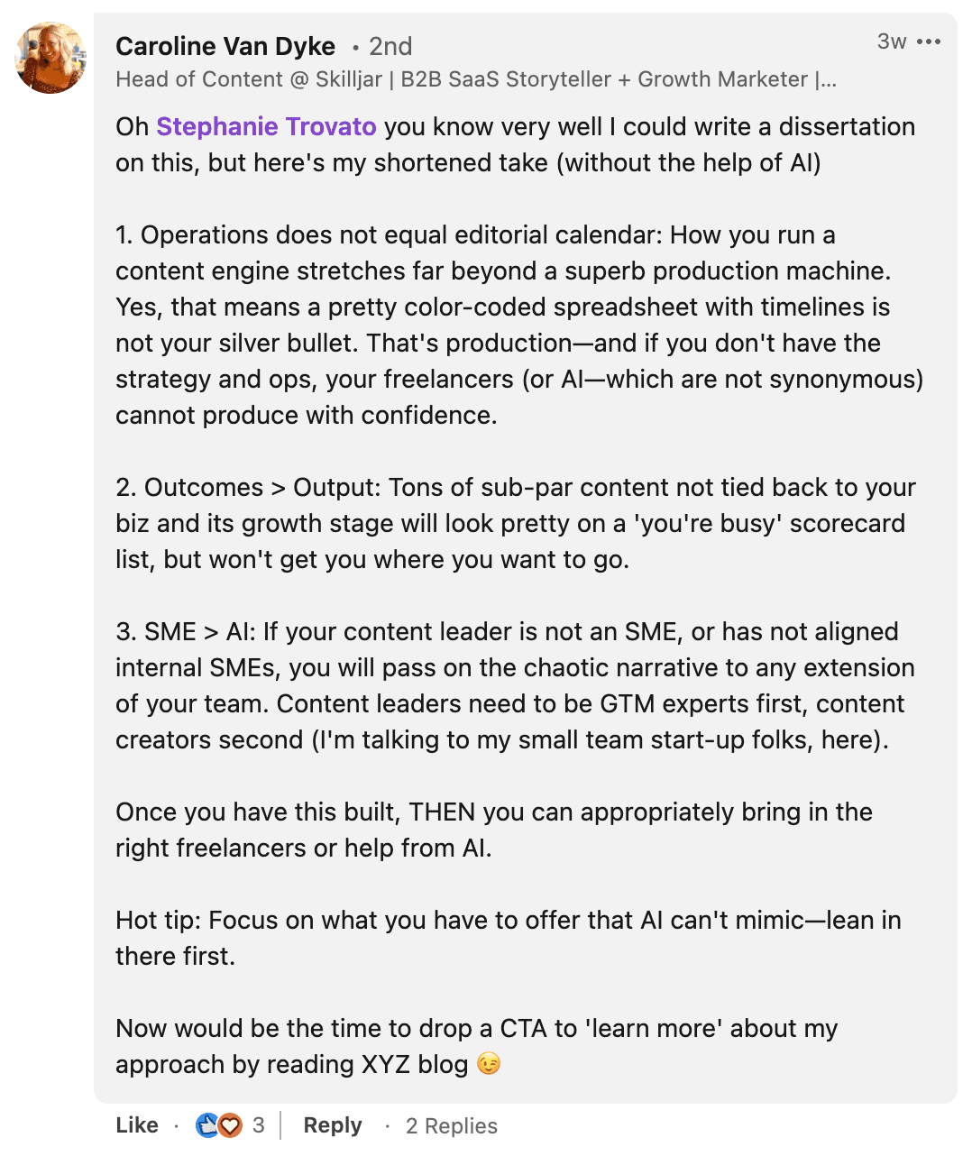 Caroline Van Dyke almost wrote a dissertation on this.